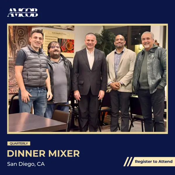 San Diego, CA: Quarterly Dinner Mixer